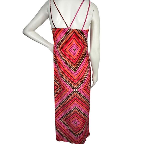 Carole Little Maxi Boho Sleeveless V Neck Summer Dress 12 - Picture 2 of 11